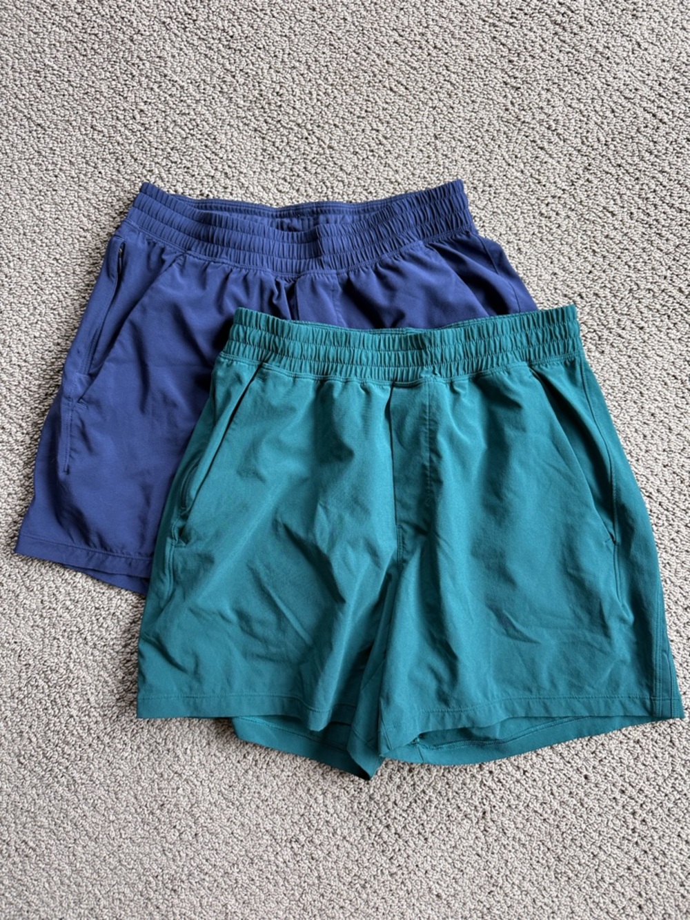 Set of Two lululemon Men’s shorts - Navy & Green